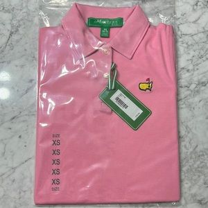 Girls Masters Pink XS golf shirt